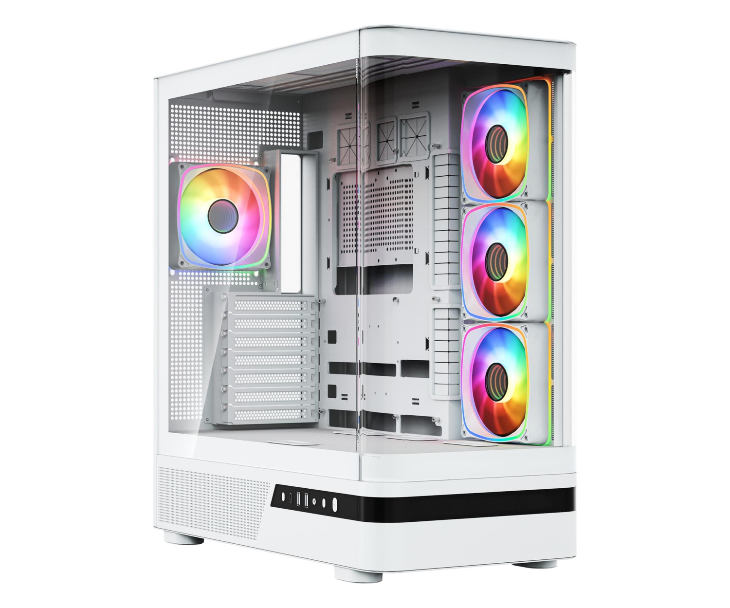 MODECOM Volcano AQ100 ARGB White
