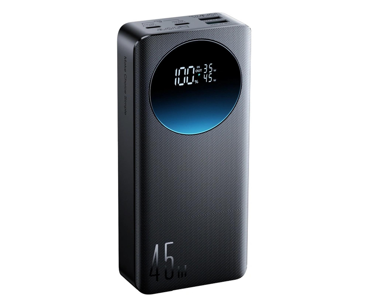JoyRoom Powerbank 20000 mAh 45W z wyświetlaczem 2x USB-A 2x USB-C