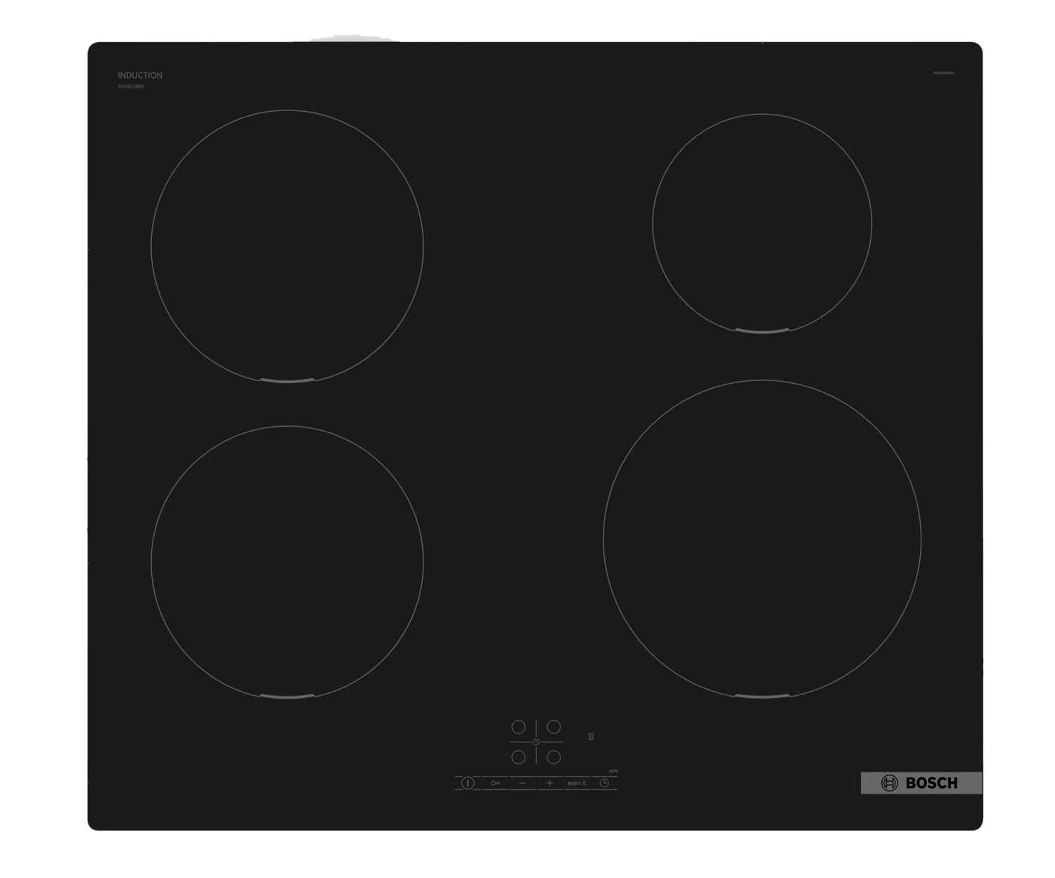 Płyta indukcyjna Bosch PUE611BB5E Serie 4 60 cm | 4 pola | PowerBoost | TouchSelect | czarny