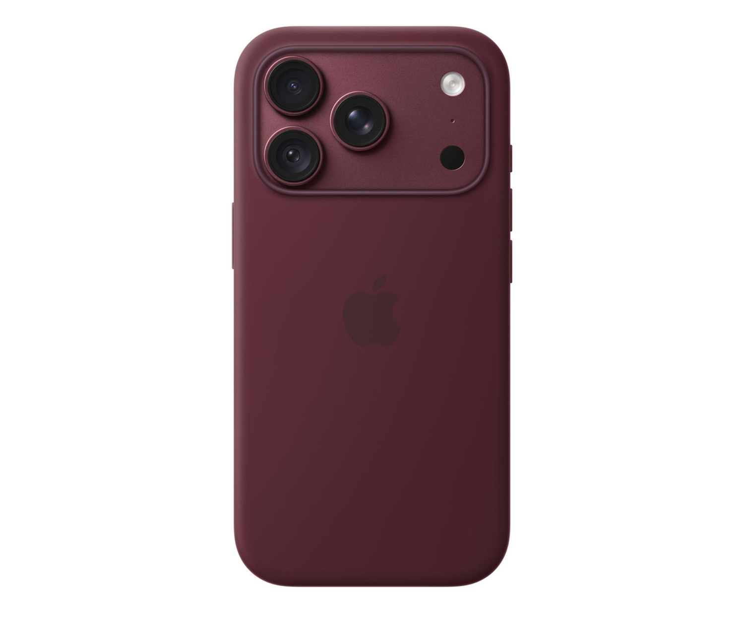 Apple Silikonowe etui z Magsafe do iPhone 18 Pro burgund