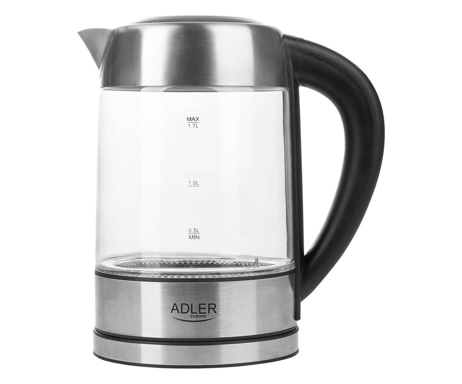 Adler Czajnik szklany 1,7 L z regulacją temp.