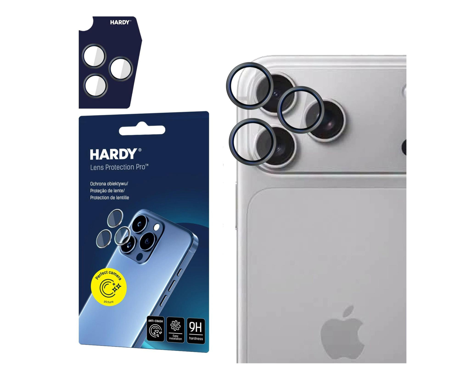 3mk HARDY Lens Protection do iPhone 18 Pro / 18 Pro Max black