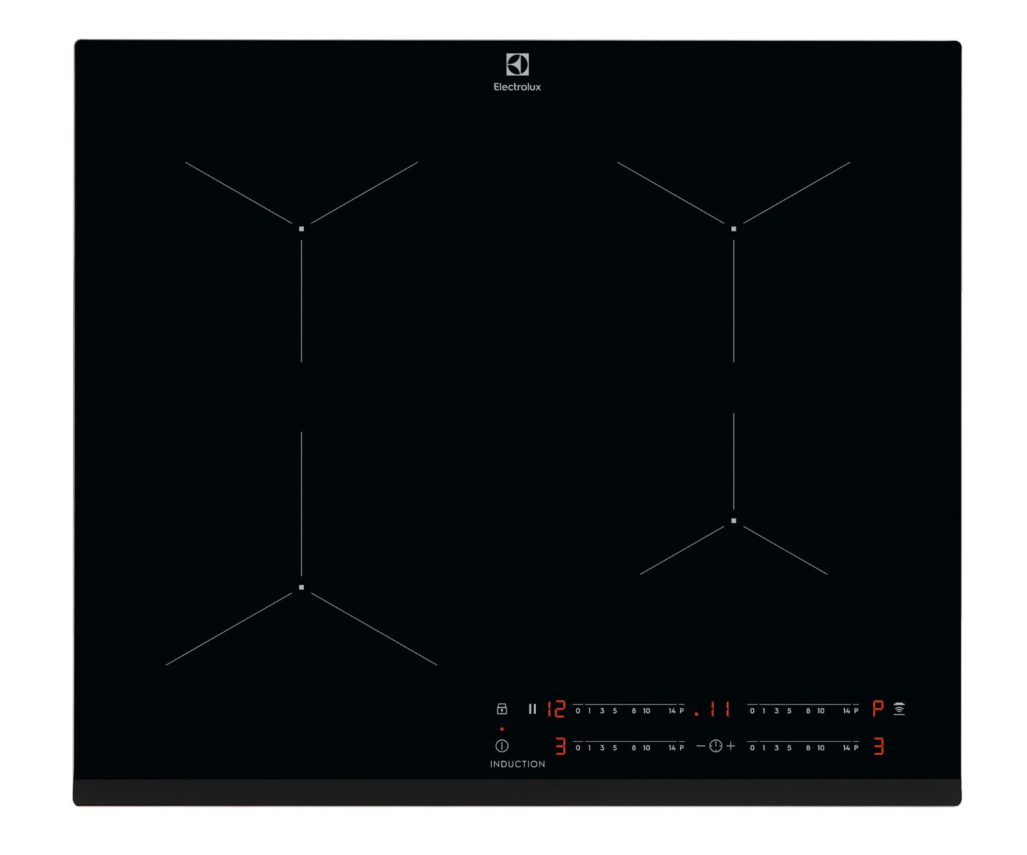 Electrolux CIT61443 SlimFit Hob2Hood Czarny