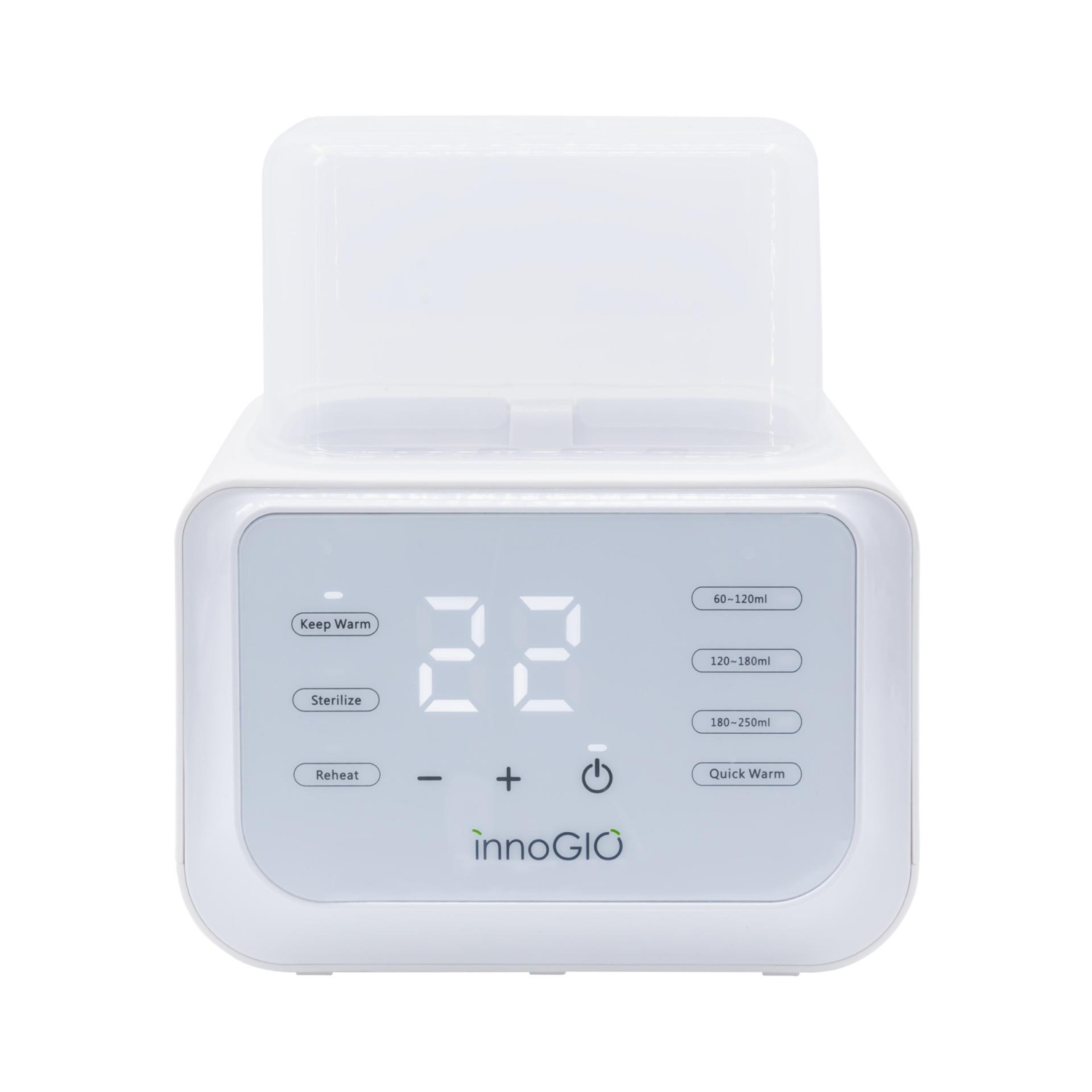 InnoGIO GIOwarm Fast Duo- Podwójny podgrzewacz i sterylizator butele