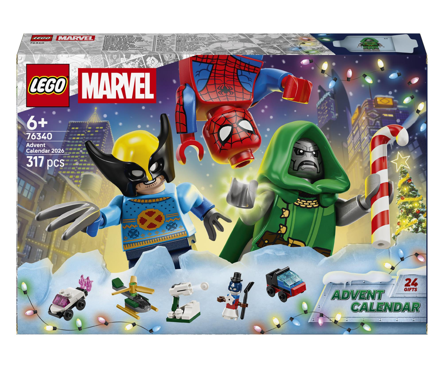 LEGO 76340 MARVEL Kalendarz adwentowy 2026