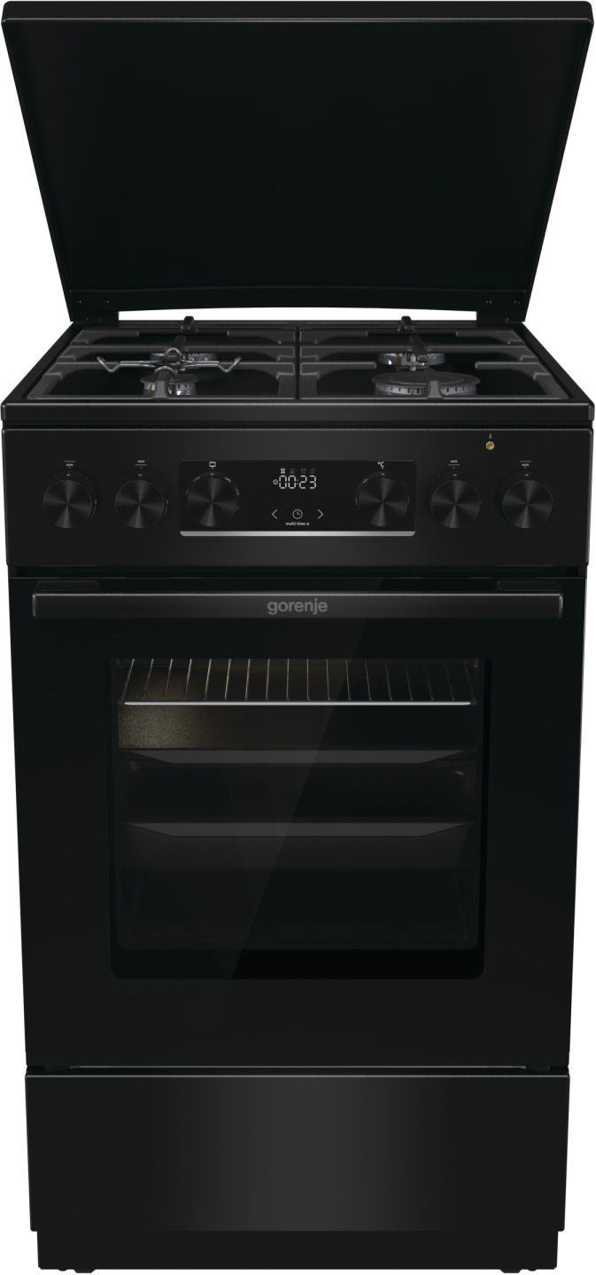 Kuchnia gazowo-elektryczna Gorenje GK5C42BF 50cm Czarna