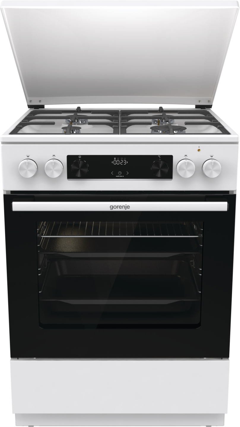 Kuchnia gazowo-elektryczna GORENJE GK6C5WF 60 cm | termoobieg | AquaClean | GentleClose