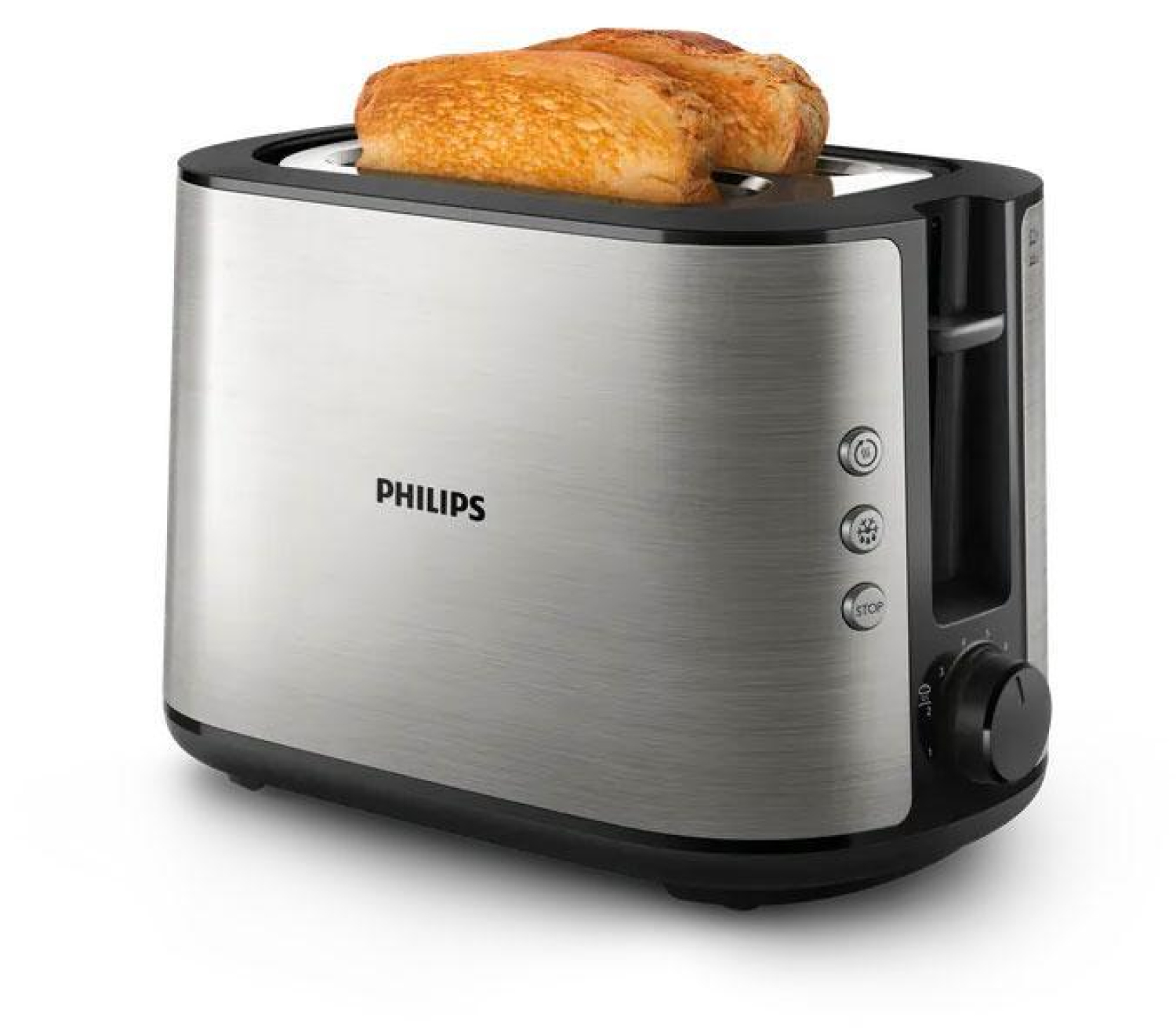 Philips HD2650/90 Toster Basic Fuji, metal/czarny