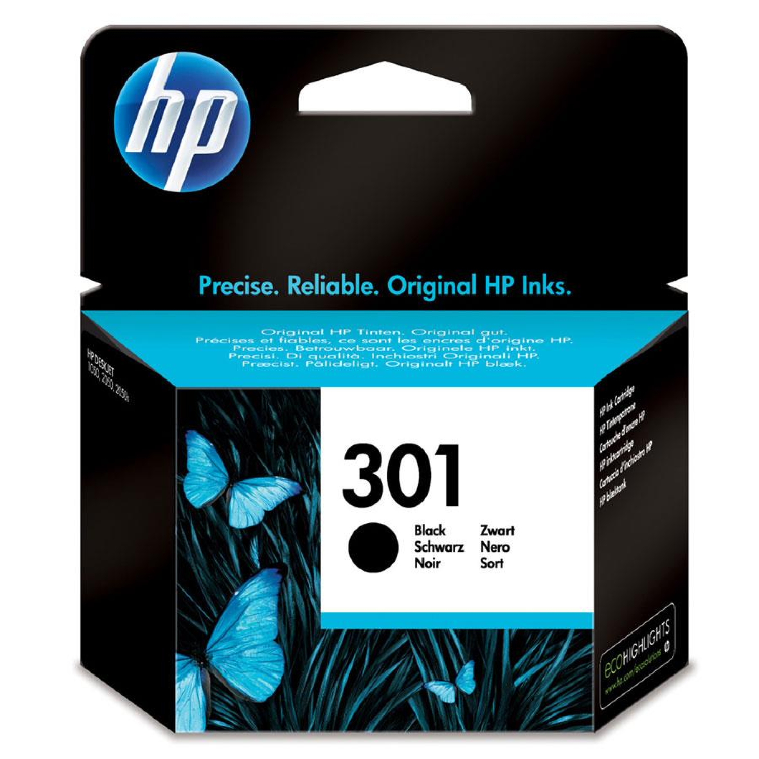 HP 301 black do 190str. Instant Ink