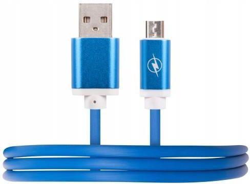HQCable KABEL USB-MICRO USB 1M niebieski