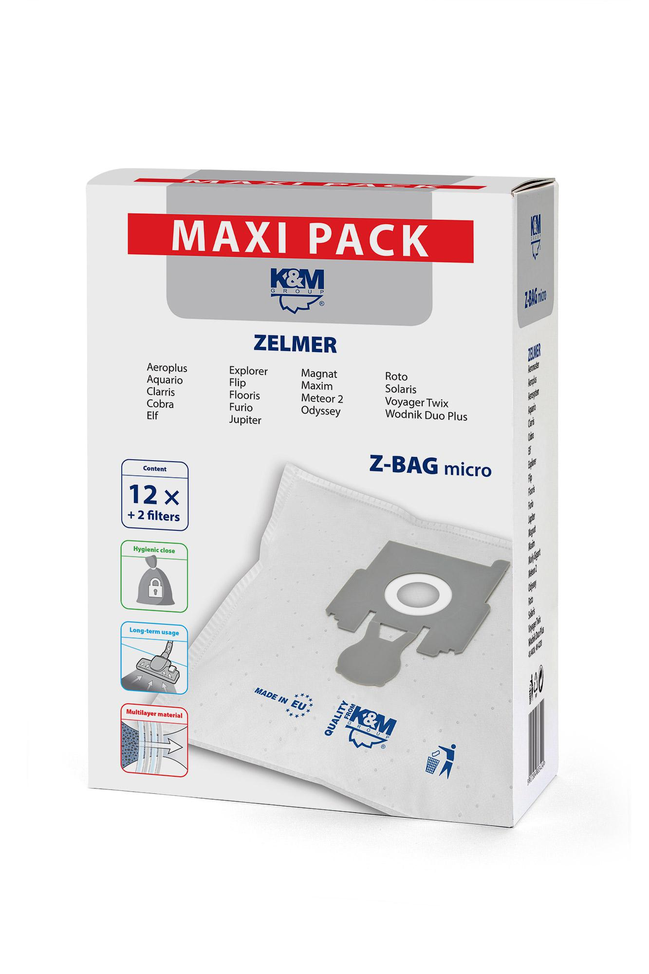 K M WORKI FZ-BAG MICRO-ZELMER-12szt