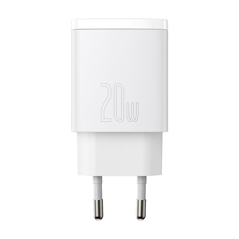 Baseus Ładowarka sieciowa USB-C 20W PD QC 3.0