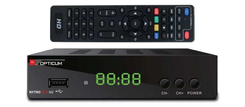 OPTICUM TUNER DVB-T2 OPTICUM RED NYTROBOX NS