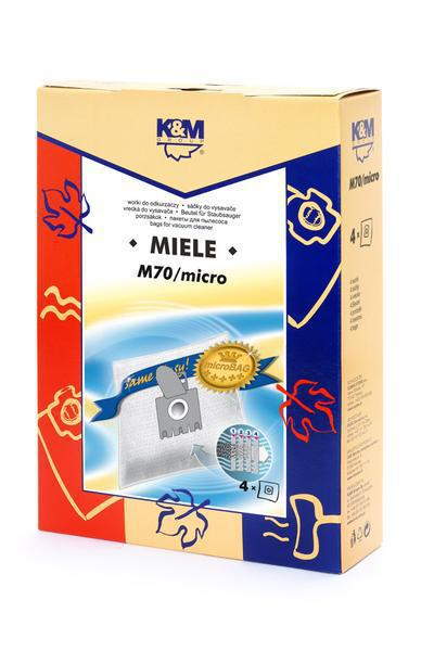 K&M Worki do odkurzacza MIELE M70 MICRO do S 400- S 456, 4 szt.