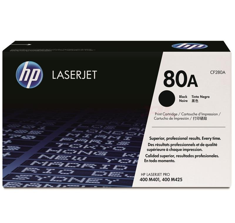 HP 80A CF280A black 2700str.