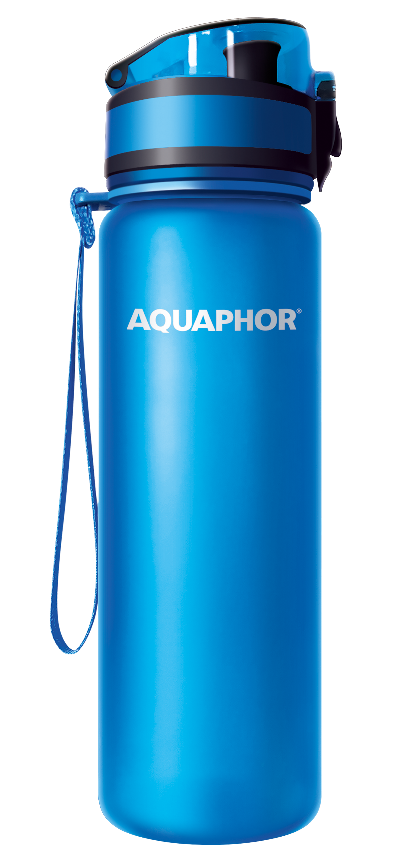 AQUAPHOR Butelka filtrująca City 0,5l niebieska