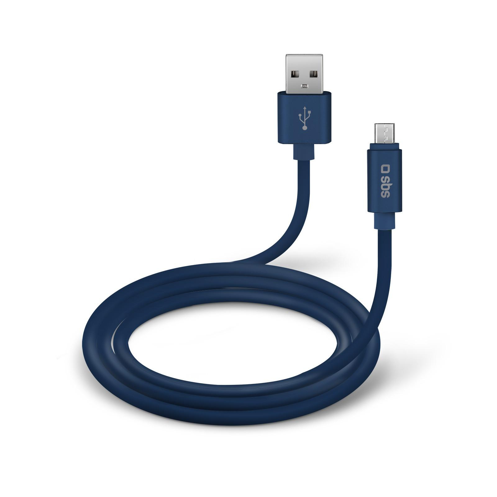 SBS Kabel USB-microUSB POLO SBS 1M niebieski #