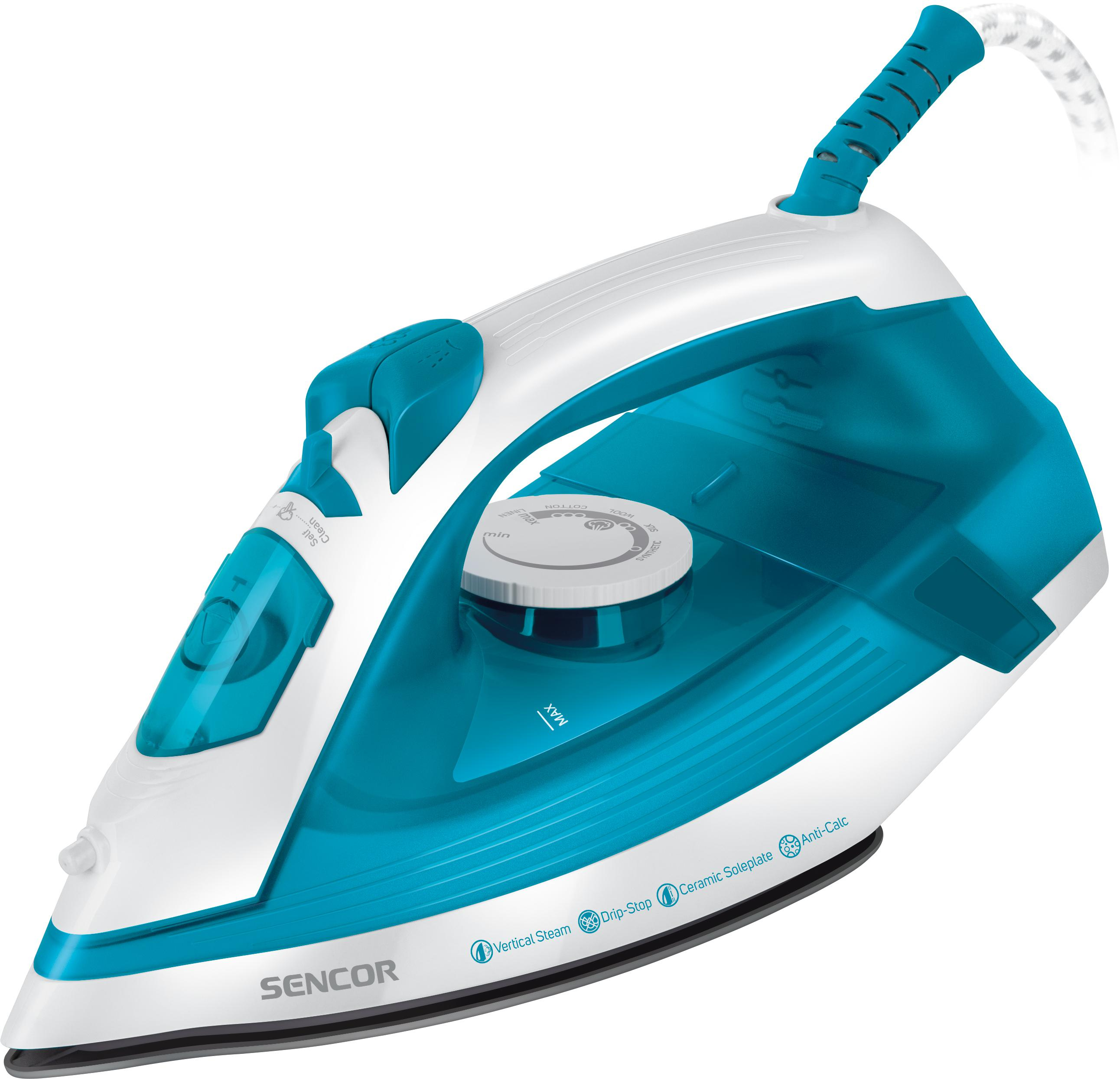 Sencor Żelazko parowe 2800BL 1600W ceramiczna stopa