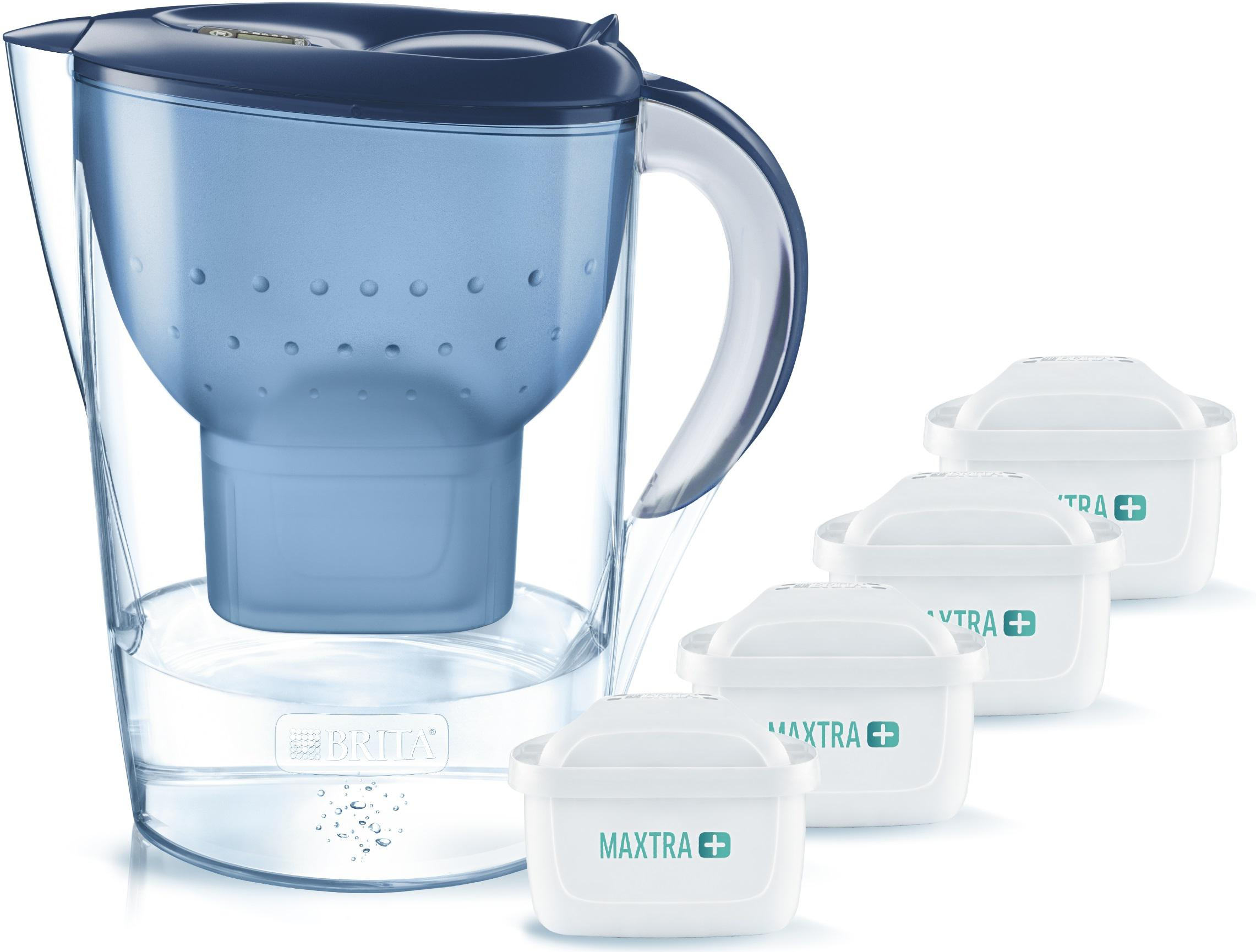 Brita Dzbanek filtrujący MARELLA 2,4L niebieska + 4 wkłady Pure