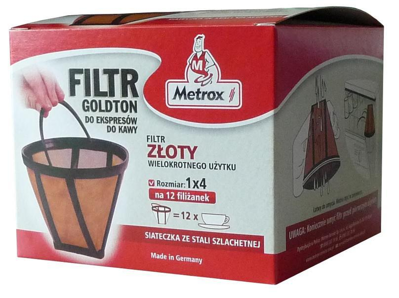 METROX Filtr do kawy stały 1x4 Goldton