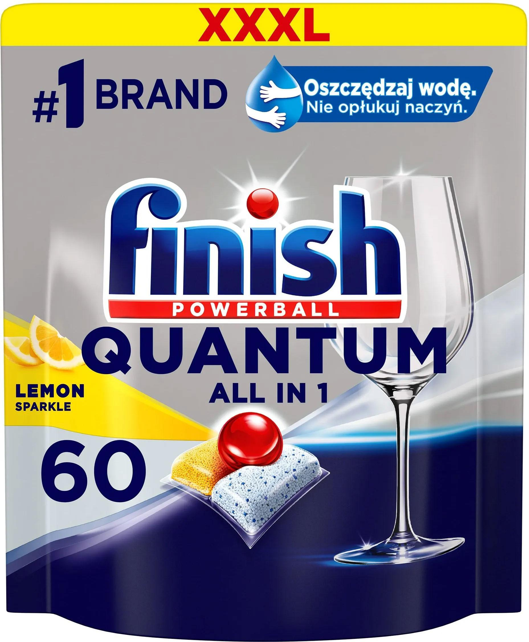 Finish FINISH Quantum 60szt All in 1 Lemon kapsułki do zmywarki