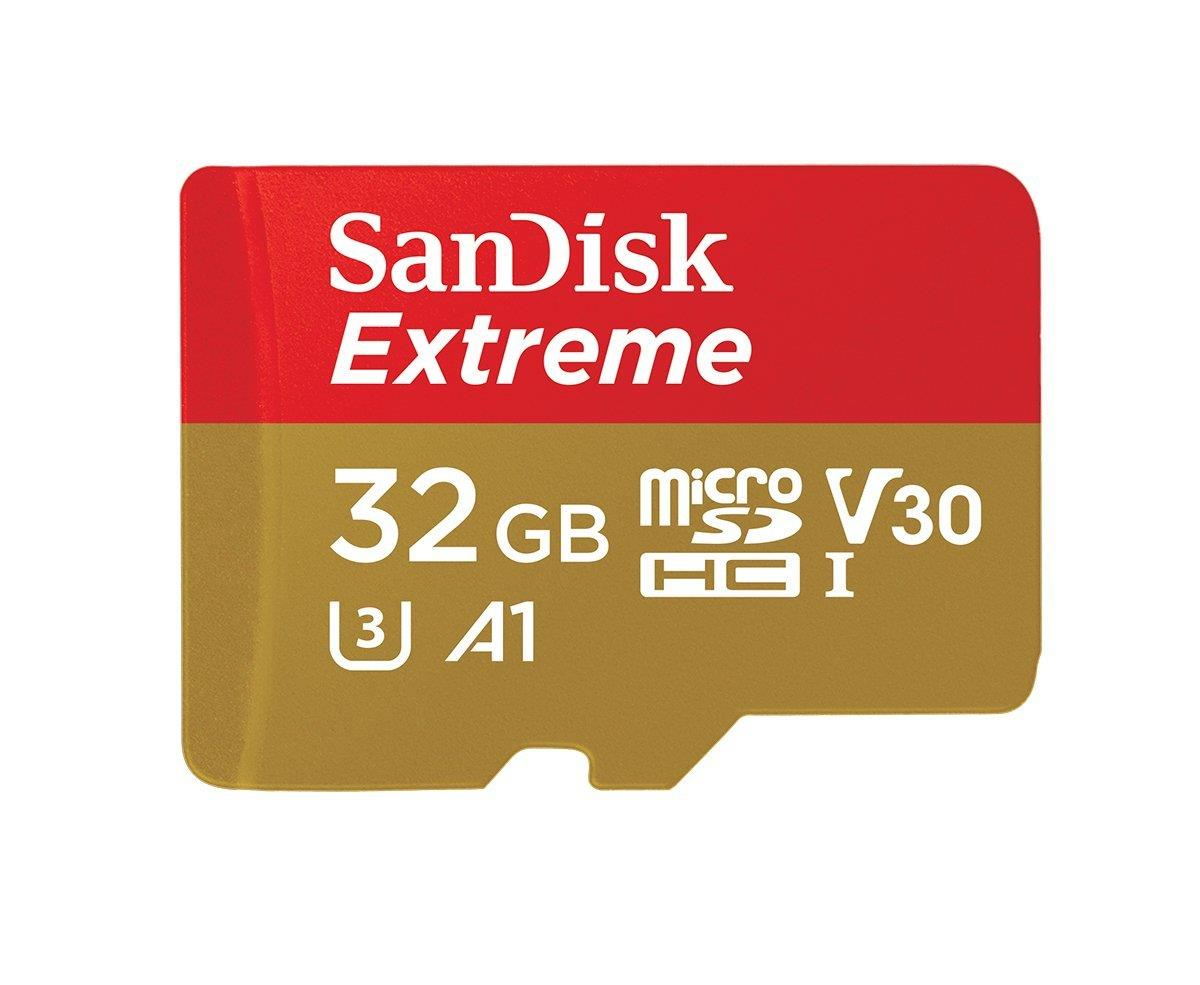 Sandisk 32GB microSDHC Extreme 100MB/s A1 C10 V30 UHS-I U3