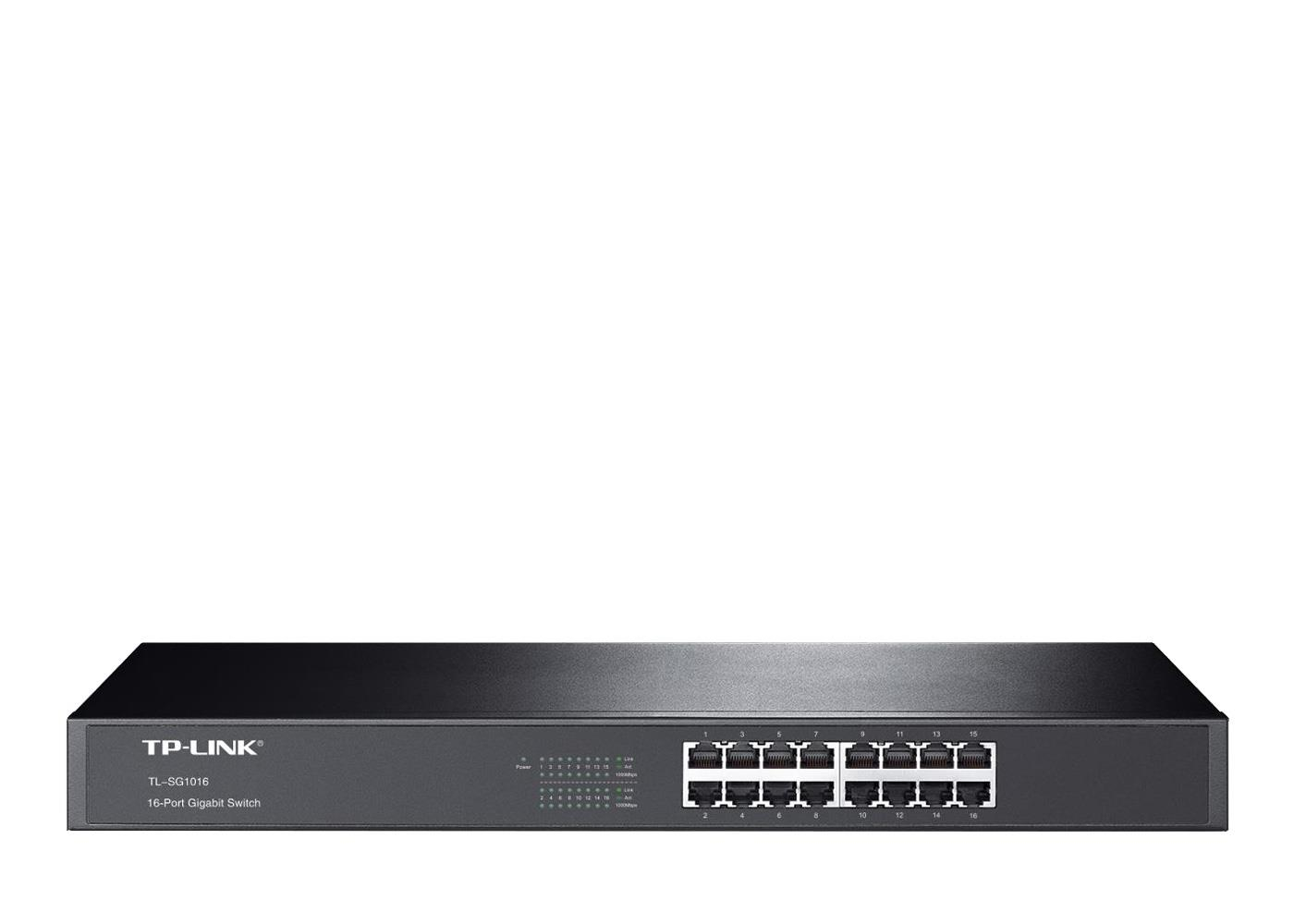TP-Link 16p TL-SG1016 Rack (16x10/100/1000Mbit)