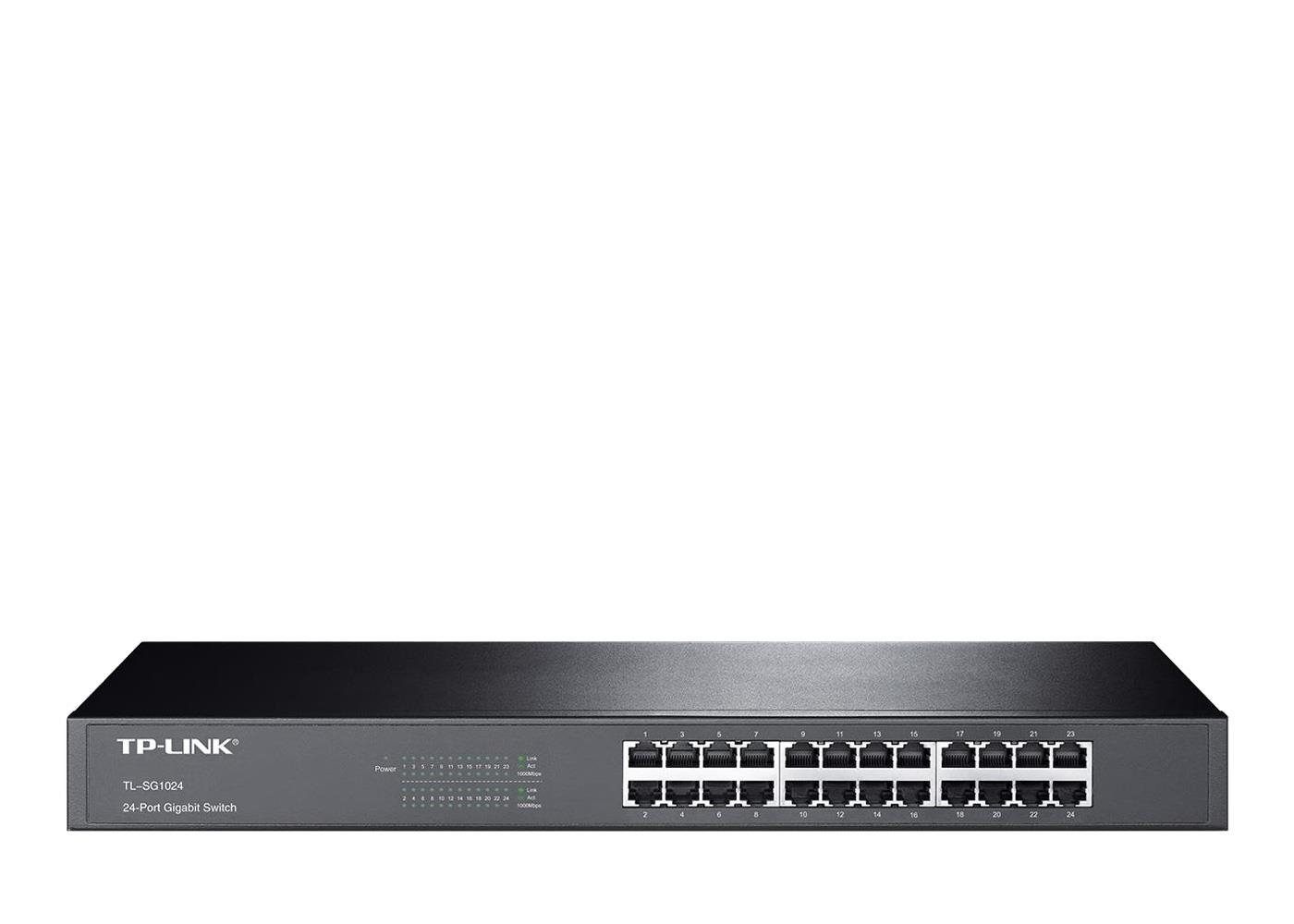 TP-Link 24p TL-SG1024 Rack (24x10/100/1000Mbit)