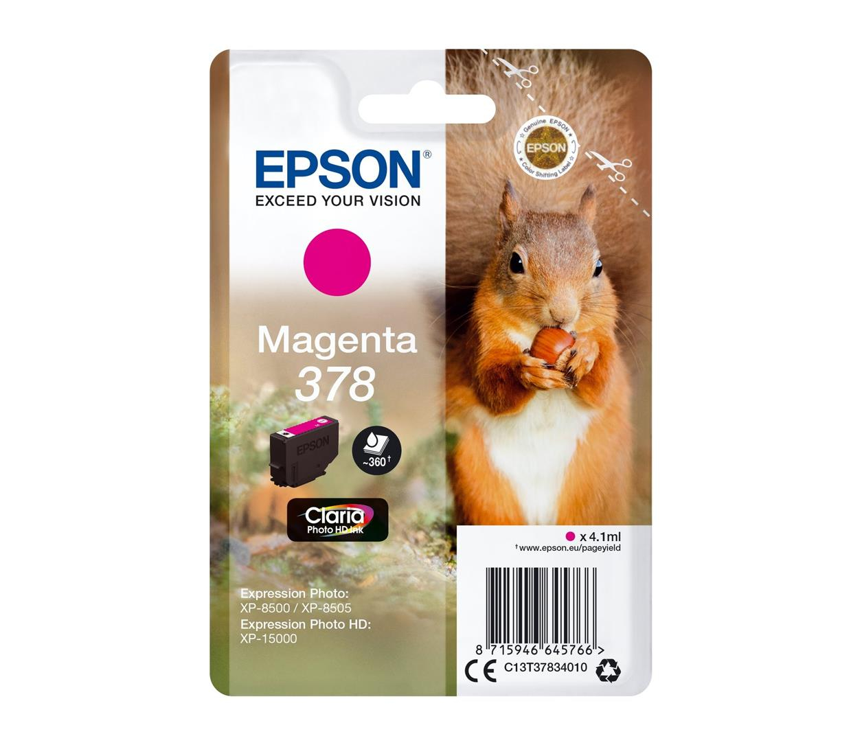 Epson C13T37834010 magenta 4,1ml