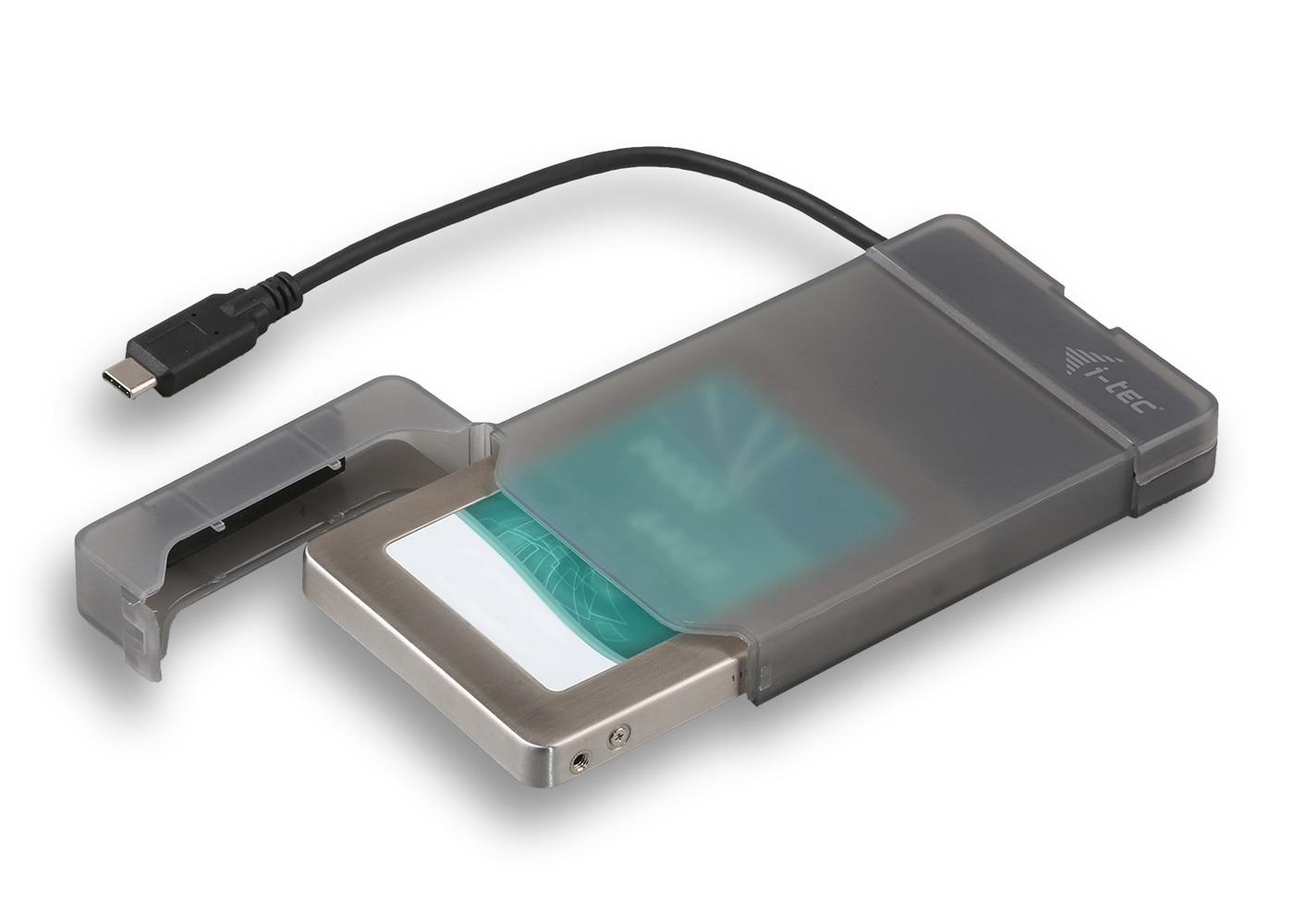 i-tec USB-C MySafe Easy Obudowa 2,5" 9,5mm SATA HDD / SSD Czarny