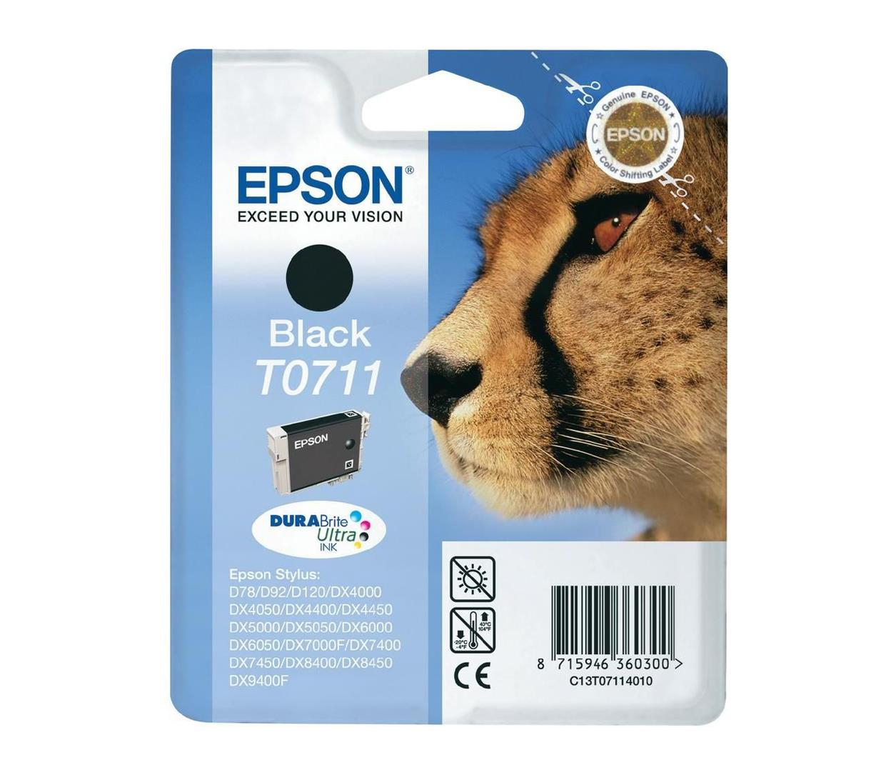 Epson T0711 black 7,4ml