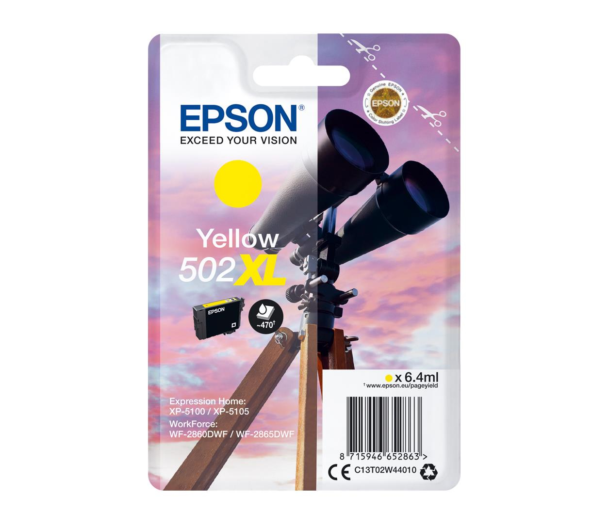 Epson 502XL INK Yellow