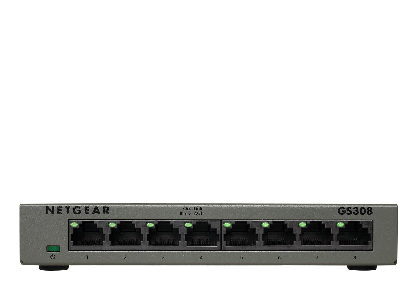 Netgear 8p GS308-300PES (8x10/100/1000Mbit)