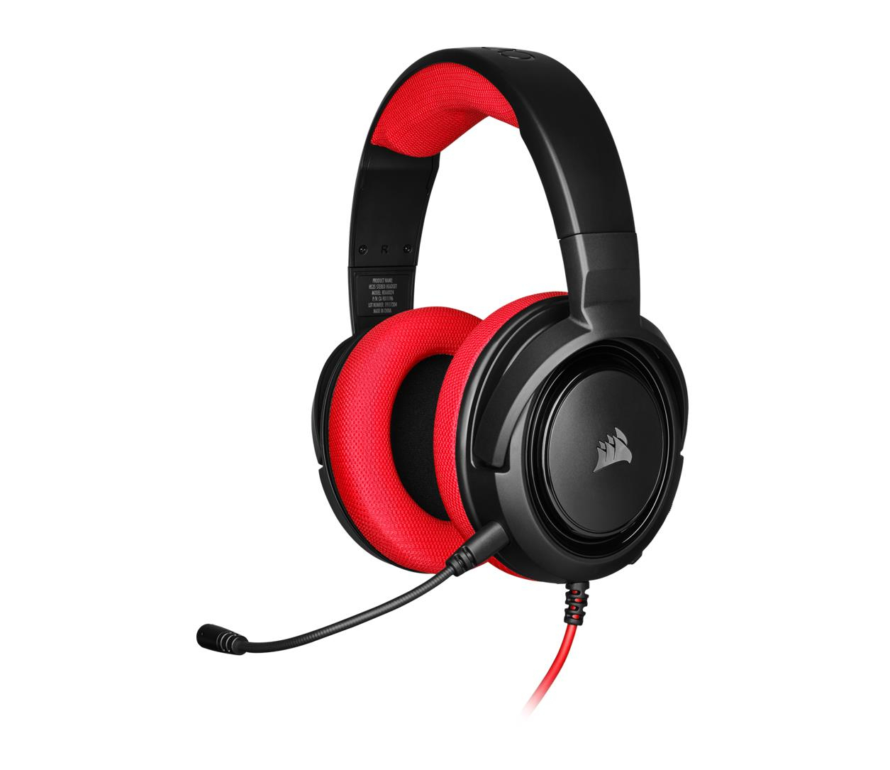 Corsair HS35 Stereo Gaming Headset (czerwony)