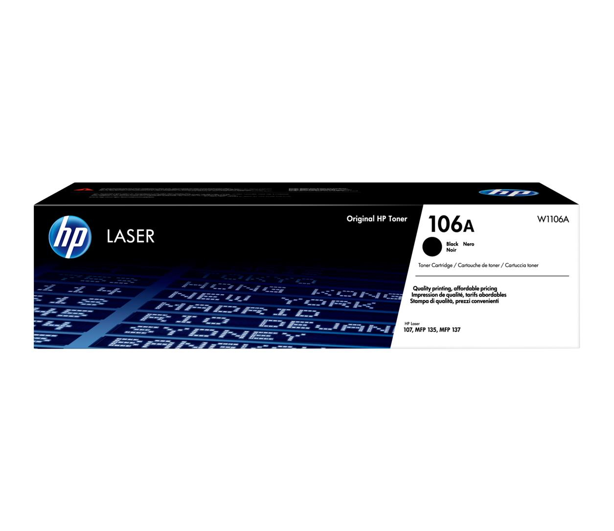 HP 106A black 1000str.
