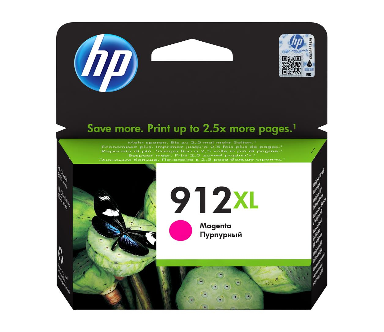 HP 912XL magenta do 825str. Instant Ink