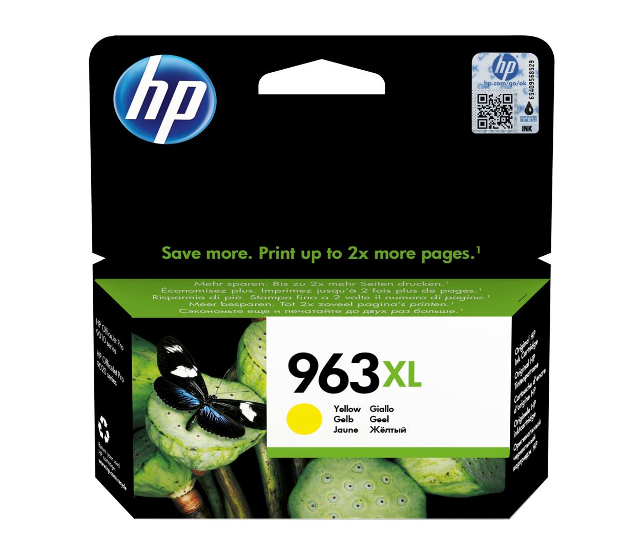 HP 963XL Yellow 1600str Instant Ink