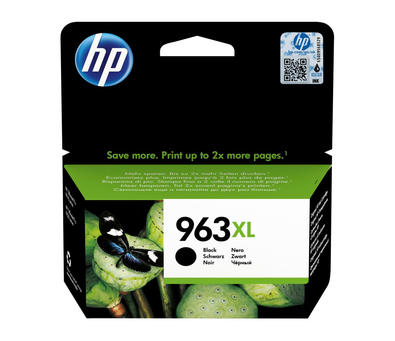 HP 963XL black do 2000str. Instant Ink