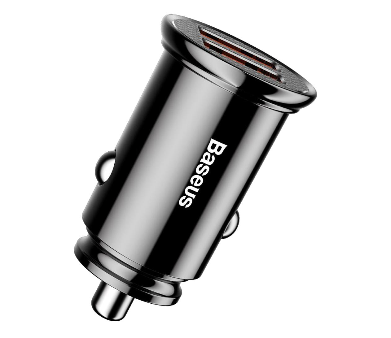 Baseus Ładowarka samochodowa 2x USB, 5A, QC 3.0, 30W