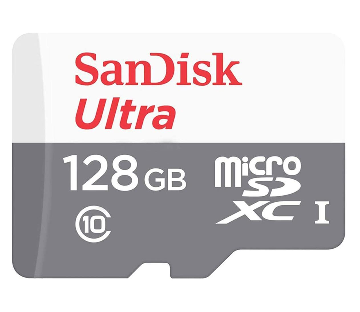 Sandisk 128GB microSDXC Ultra 100MB/s C10 UHS-I