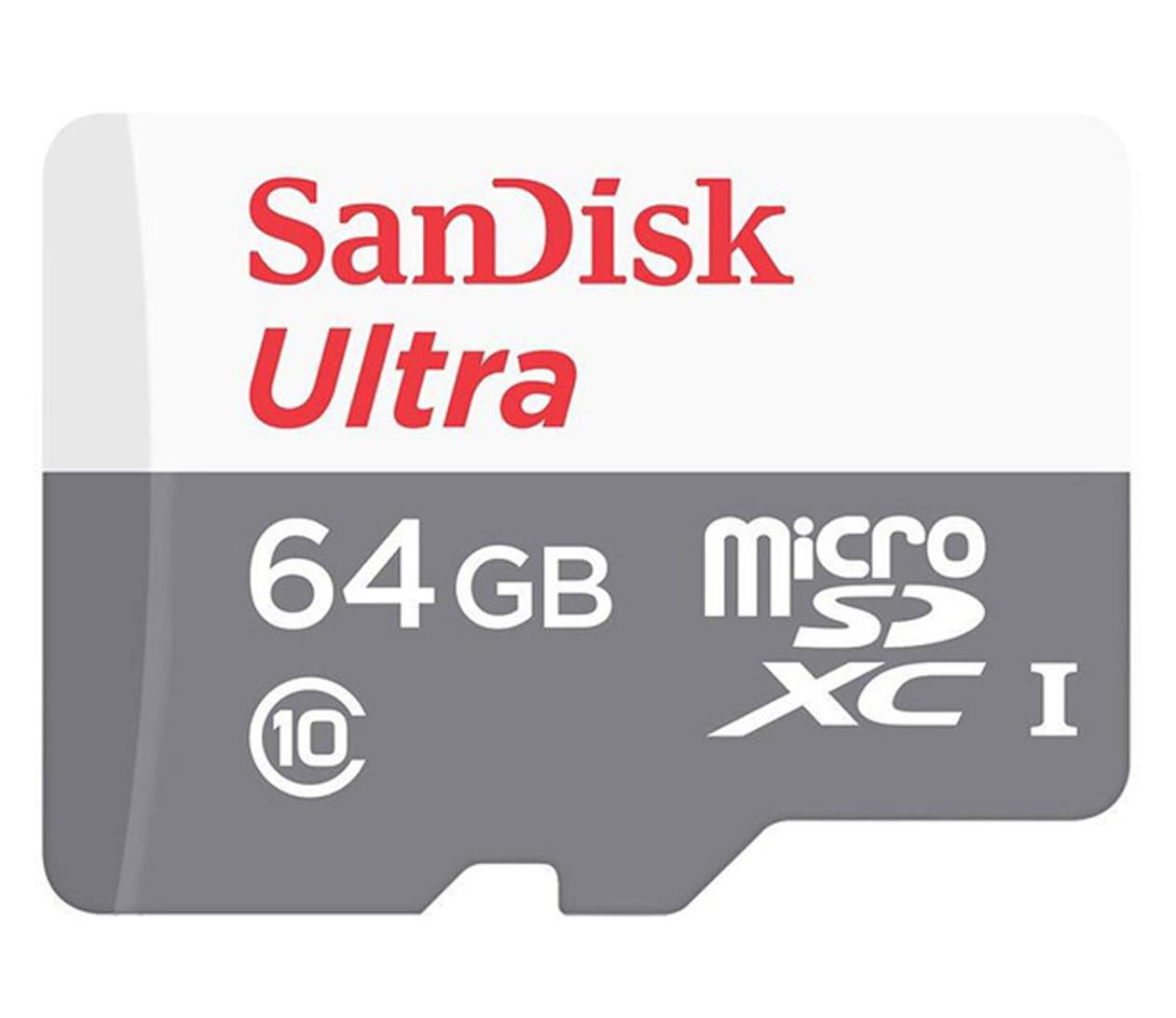 Sandisk 64GB microSDXC Ultra 100MB/s C10 UHS-I