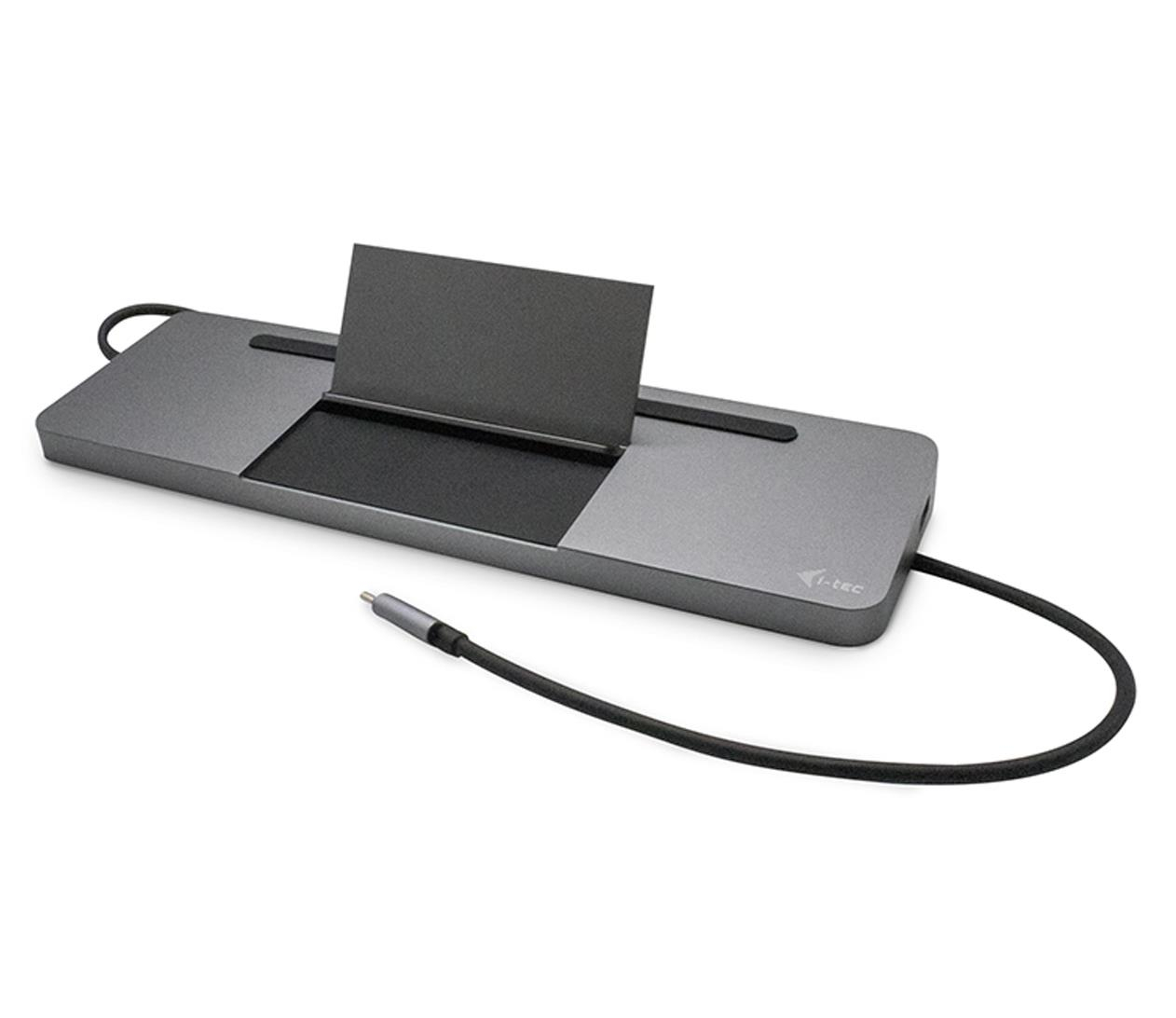 i-tec USB-C Metal 4K 3x Display Dock PD 85W Ergonomic