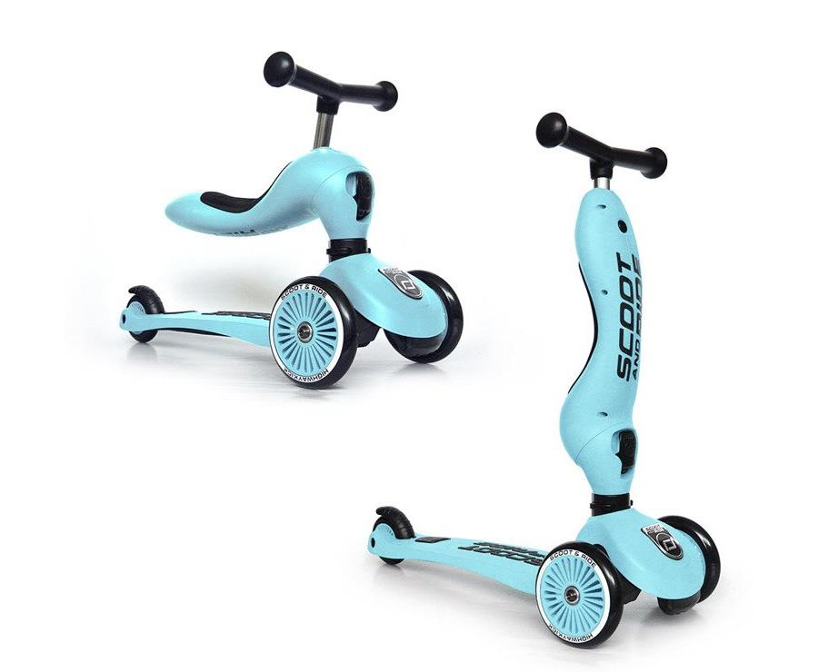 Scoot & Ride Highwaykick 1 Jeździk i hulajnoga 2w1 Blueberry