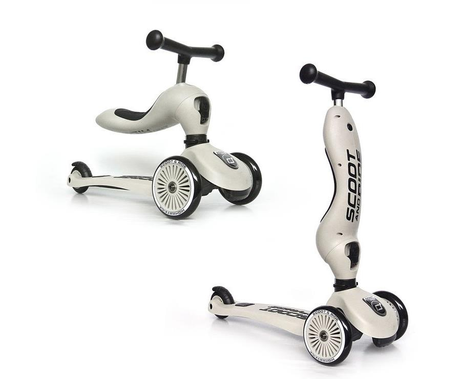 Scoot & Ride Highwaykick 1 Jeździk i hulajnoga 2w1 Ash