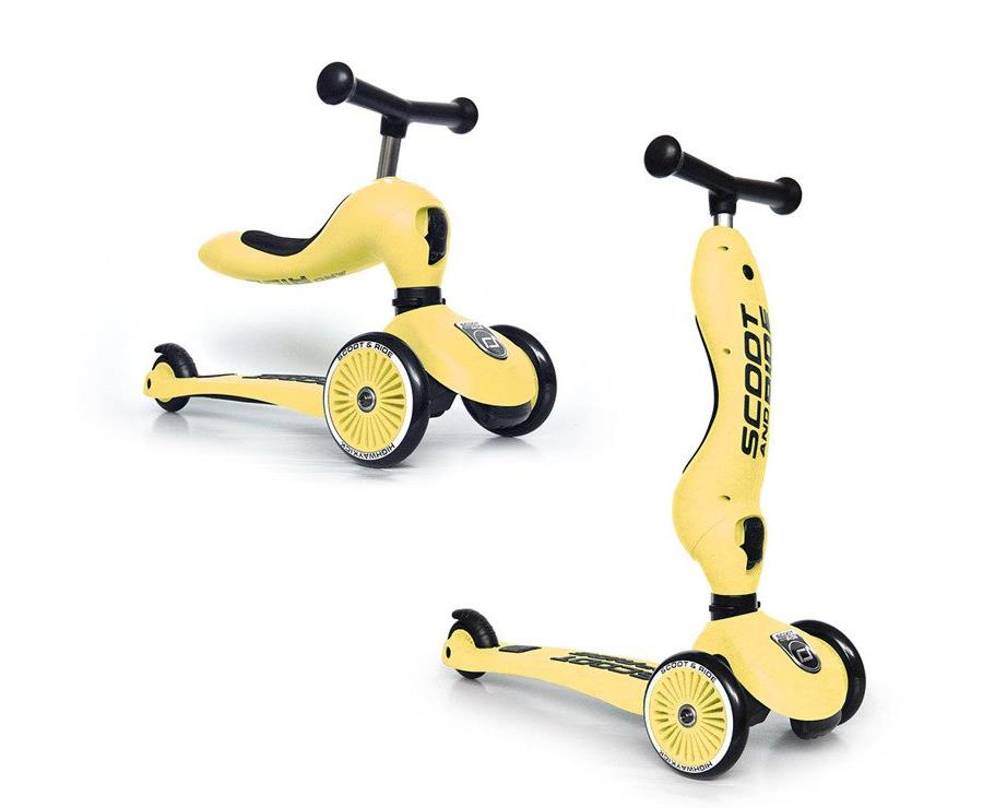 Scoot & Ride Highwaykick 1 Jeździk i hulajnoga 2w1 Lemon