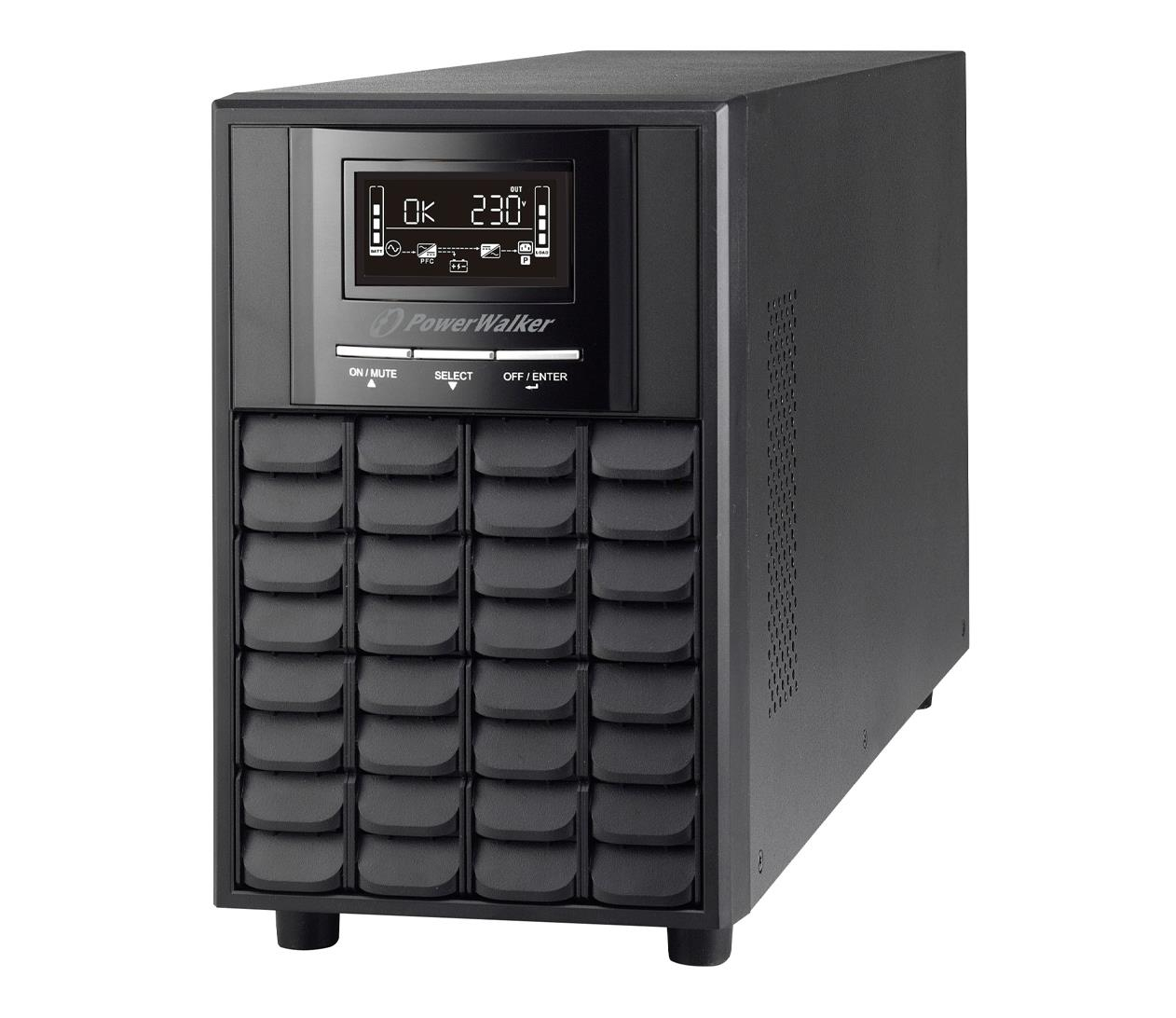 Power Walker VI 2000 CW (2000VA/1400W, 3x PL, LCD, USB, AVR)