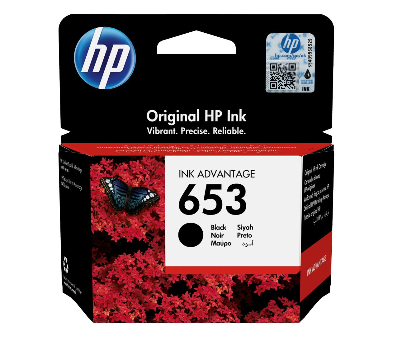 HP 653 Black 360str.