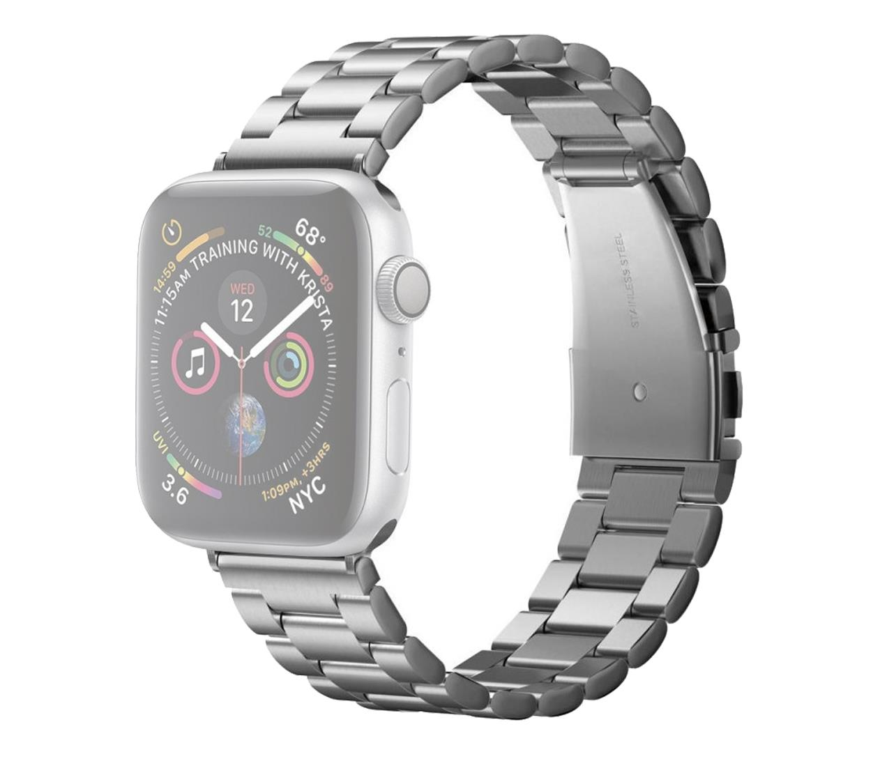 Spigen Bransoleta Modern do Apple Watch 44/45/46/49 mm srebrny