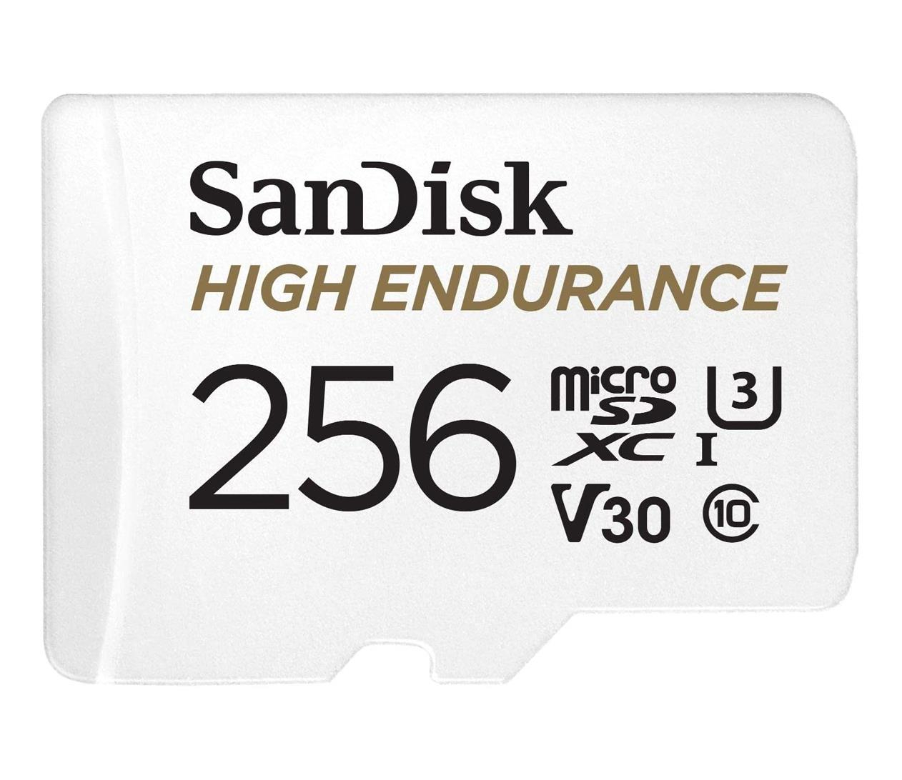 Sandisk 256GB microSDXC High Endurance UHS-I U3 V30