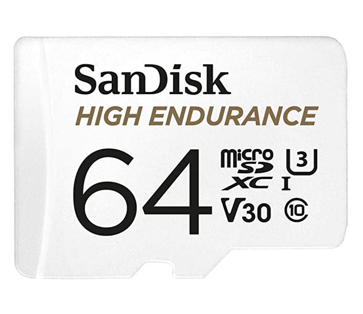 Sandisk 64GB microSDXC High Endurance UHS-I U3 V30